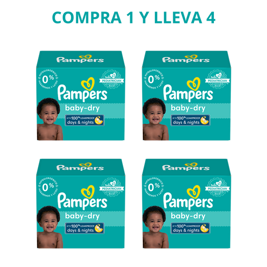 BabyPam® Baby Dry - Compra 1 y lleva 4 en cualquier talla